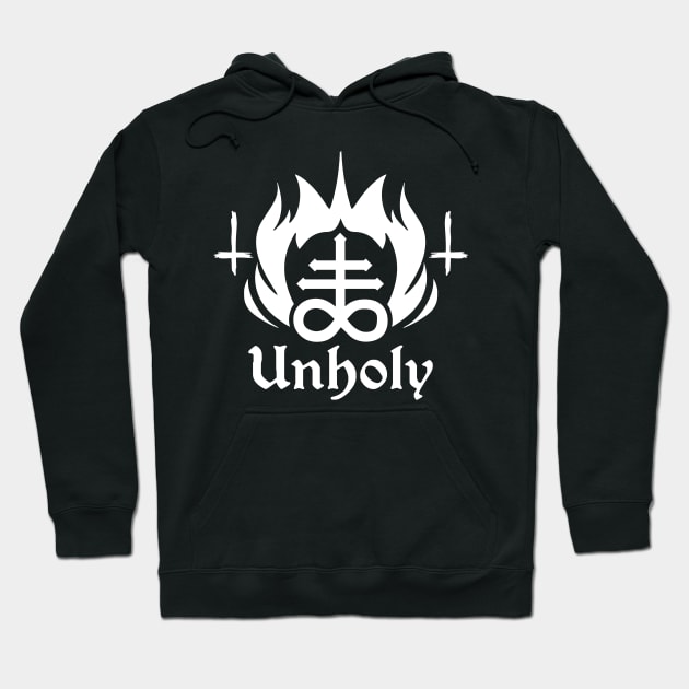 Leviathan Cross - Unholy Hoodie by Tshirt Samurai